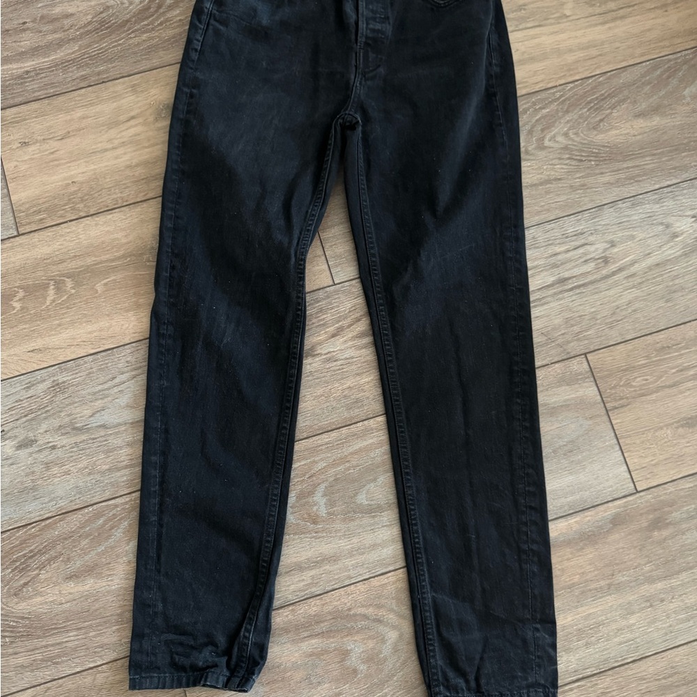 Alexander Wang Black Straight Leg Jeans